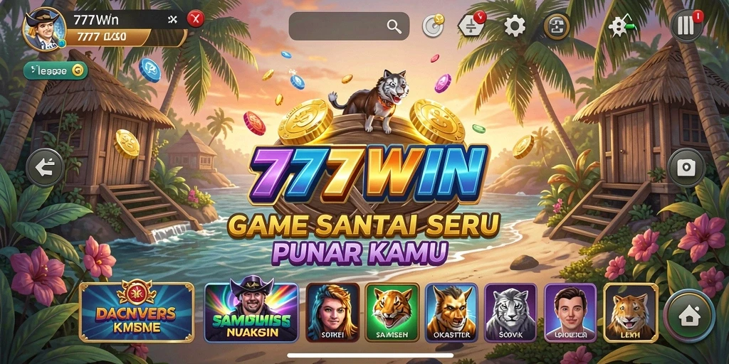 Screenshot dari gameplay <strong>777WIN</strong> yang penuh warna dan seru.