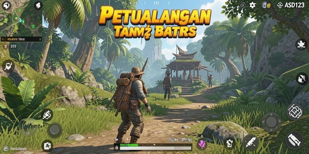 Tangkapan layar menunjukkan aksi mendalam dalam dunia Open World.