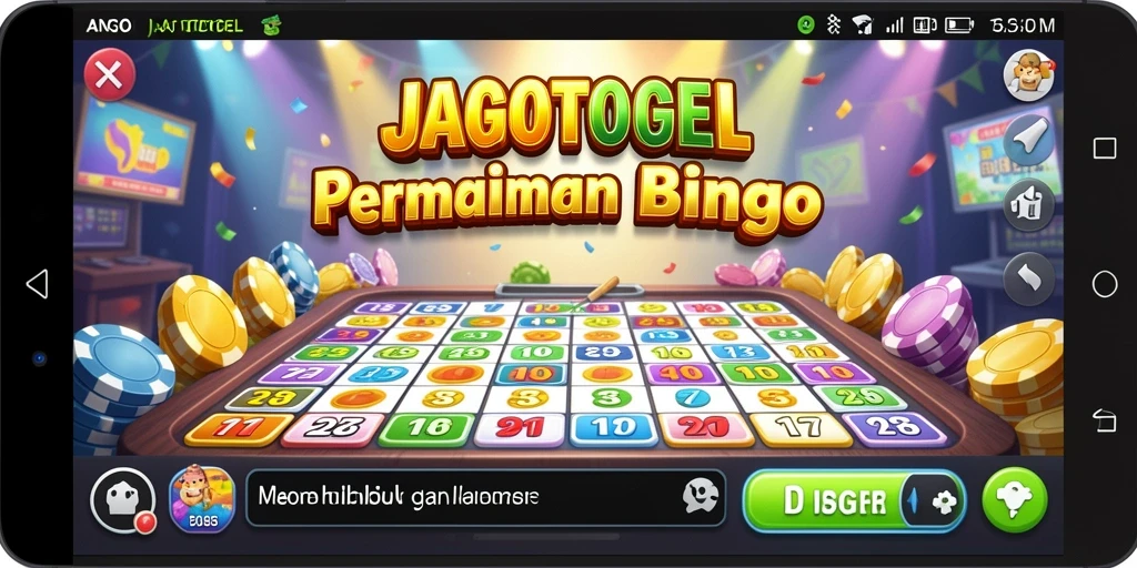 Tampilan gameplay menarik dari JAGOTOGEL dalam permainan Bingo.