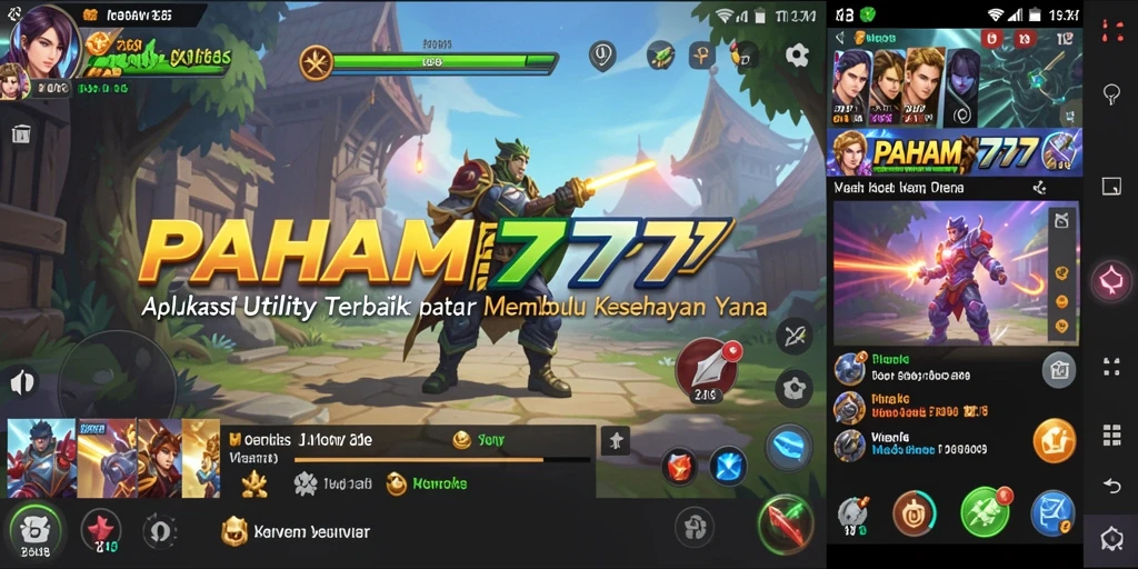 Tampilan layar utama PAHAM777 dengan fitur pengingat dan catatan.