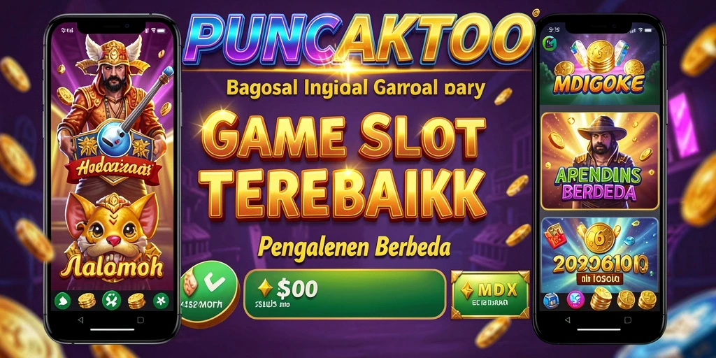 Tampilan gameplay PUNCAKTOTO yang memukau dengan efek visual menawan.