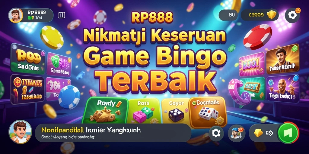 Tampilan gameplay seru Bingo di RP888 dengan berbagai pilihan meja.
