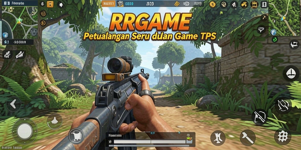 Tangkapan layar menampilkan aksi seru gameplay TPS RPGAME.