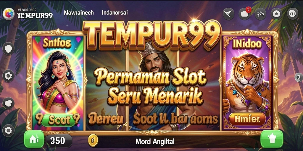 Tampilan gameplay yang menakjubkan dari TEMPUR99 dengan fitur slot yang menarik.